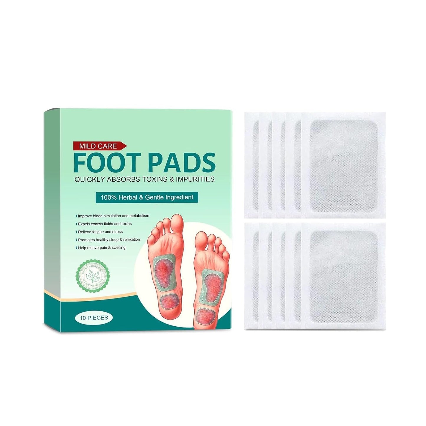 Premium Detox Foot Patches (Pack of 10) BUY 1 GET 1 FREE